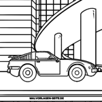 Malvorlage Auto Sportwagen Malvorlage Auto Sportwagen in der Stadt