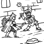 Malvorlage Ritter Malvorlage Ritter Kampf