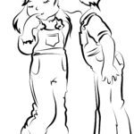 Malvorlage für Erwachsene - Kinder Malvorlage für Erwachsene - Kinder