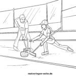 Malvorlage Curling
