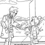 Malvorlage Keine Süßigkeiten von Fremden | Prävention Malvorlage Keine Geschenke & Süßigkeiten von Fremden annehmen