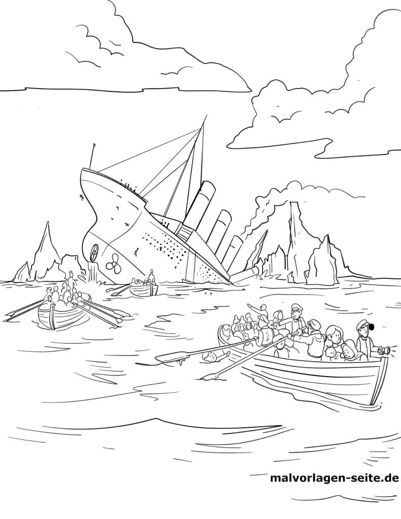 Malvorlage Titanic Geschichte Kostenlose Ausmalbilder Malvorlage Titanic Geschichte Kostenlose Ausmalbilder