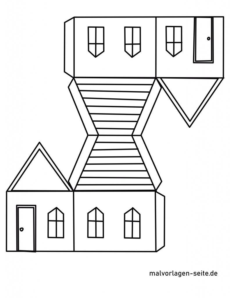 Haus Vorlagen Zum Ausdrucken