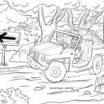 Malvorlage Geländewagen