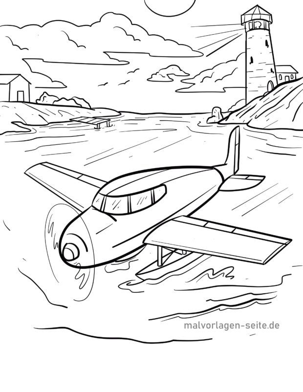 Malvorlage Wasserflugzeug Flugzeug Kostenlose Ausmalbilder Malvorlage Wasserflugzeug Flugzeug Kostenlose Ausmalbilder