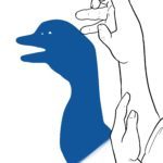 Schattenfigur / Handschatten Gans
