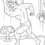 Malvorlage Bodybuilding