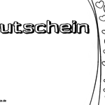 Gutschein Vorlage Herzen zum Ausmalen