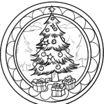 Weihnachtsmandala zum Ausmalen | Weihnachten Malvorlage Weihnachtsmandala