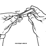 Malvorlage Fingernägel schneiden | Körperpflege Malvorlage Fingernägel schneiden