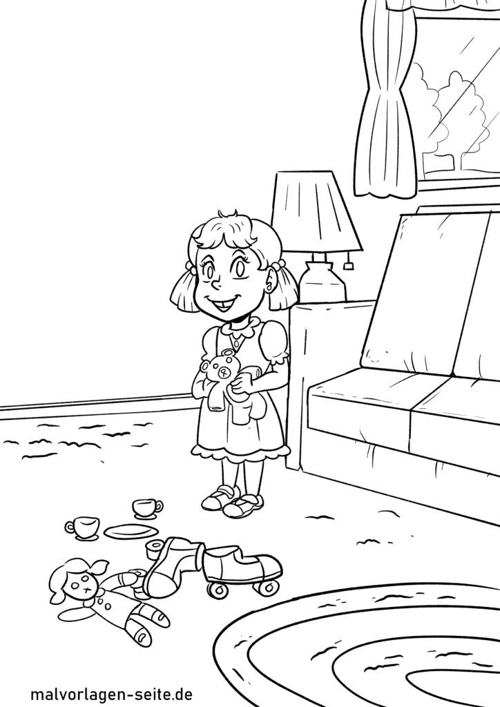Malvorlage Mädchen Personen Kostenlose Ausmalbilder