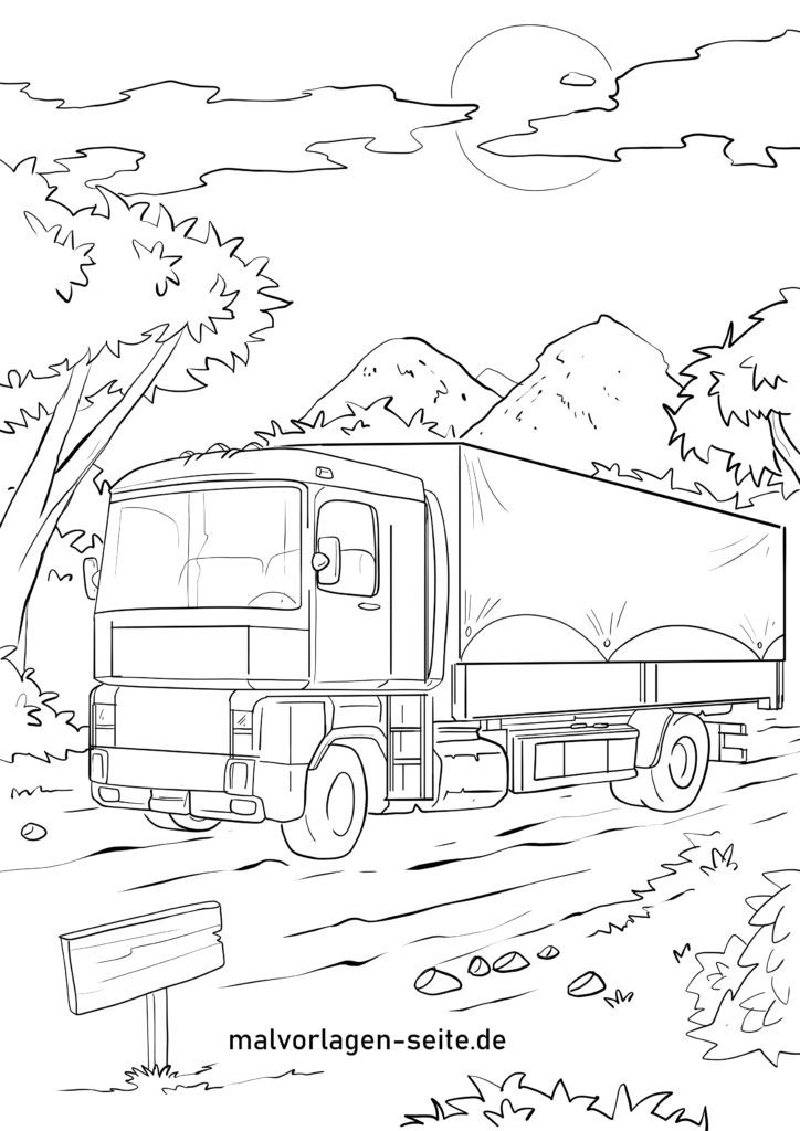 Ausmalbilder Laster / LKW / Lastkraftwagen kostenlos drucken Ausmalbilder Laster / LKW / Lastkraftwagen kostenlos drucken