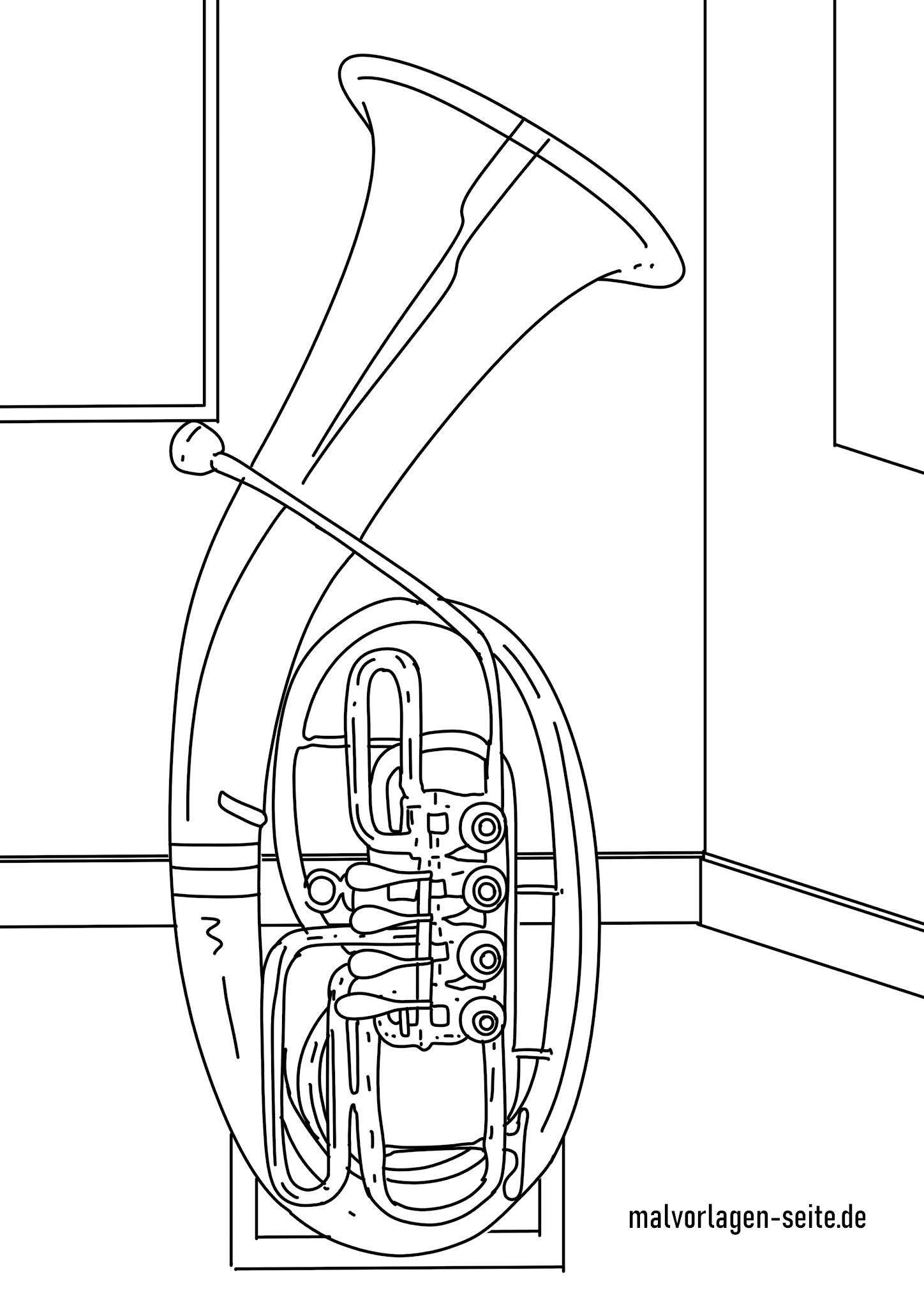 Malvorlage Tenorhorn Musikinstrumente Ausmalbilder Malvorlage Tenorhorn Musikinstrumente Ausmalbilder