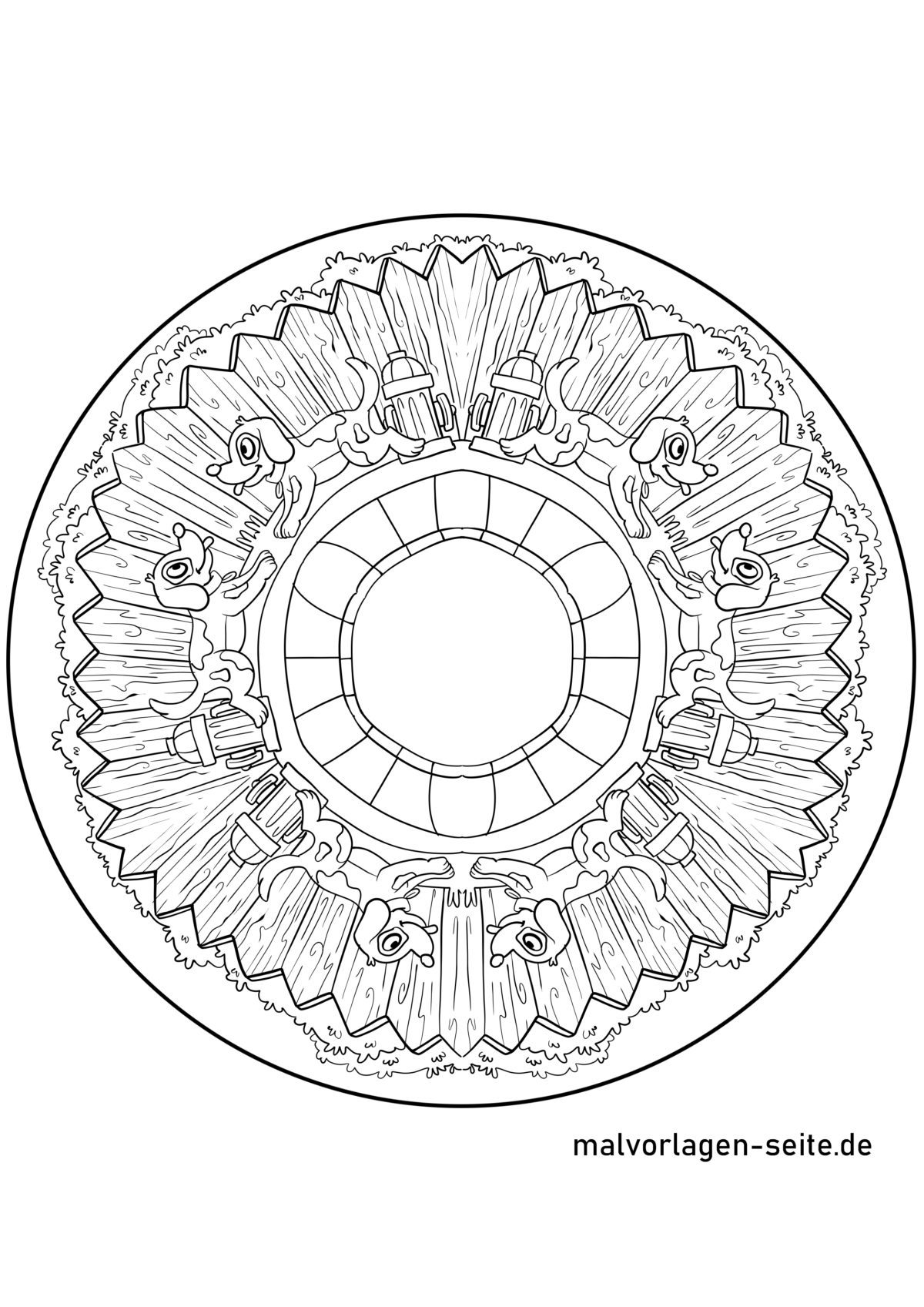 Mandala Hunde