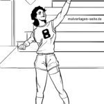 Volleyball Aufschlag