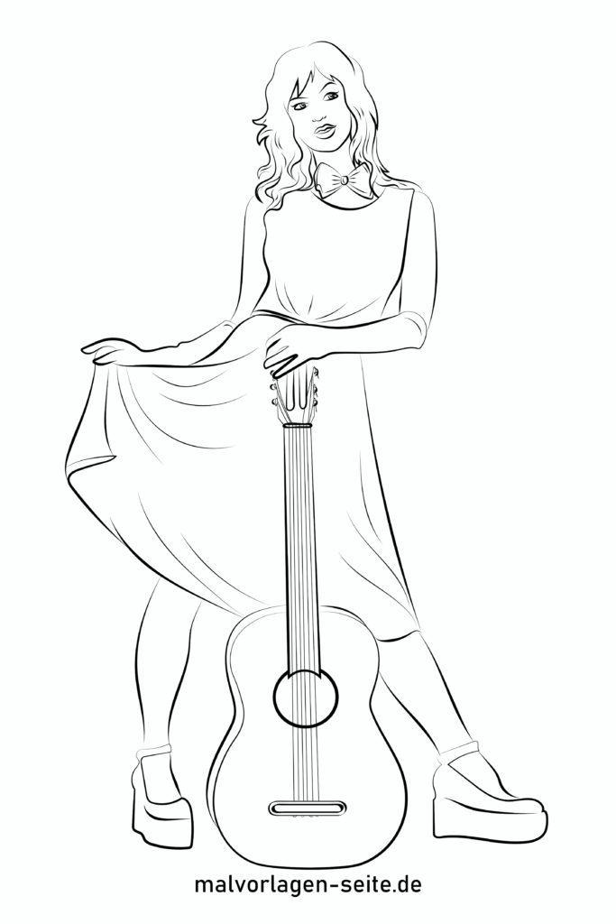 Malvorlage Mode Kostenlose Ausmalbilder