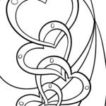 Herzen Vorlage zum Ausmalen