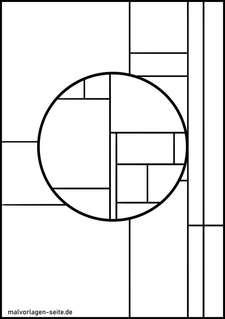  Ausmalbilder Geometrie und geometrische Formen kostenlos Bildidee 