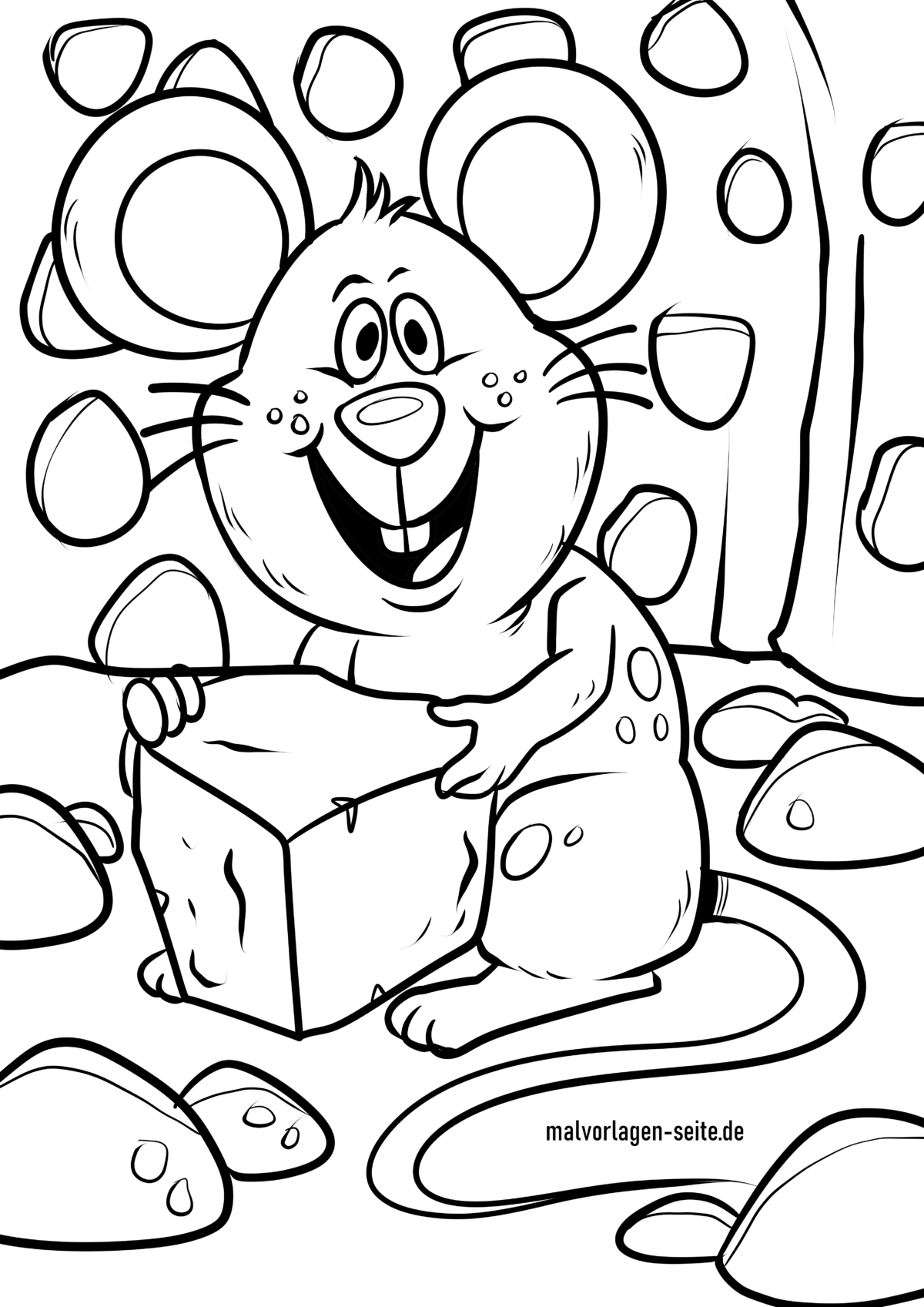 Malvorlage Maus