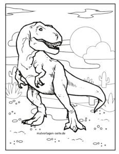 Malvorlage Dinosaurier Malvorlagen Dinosaurier