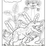 Malvorlage Dinosaurier
