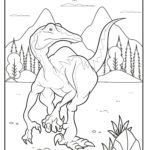 Malvorlage Dinosaurier