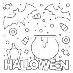 Halloween Malvorlage