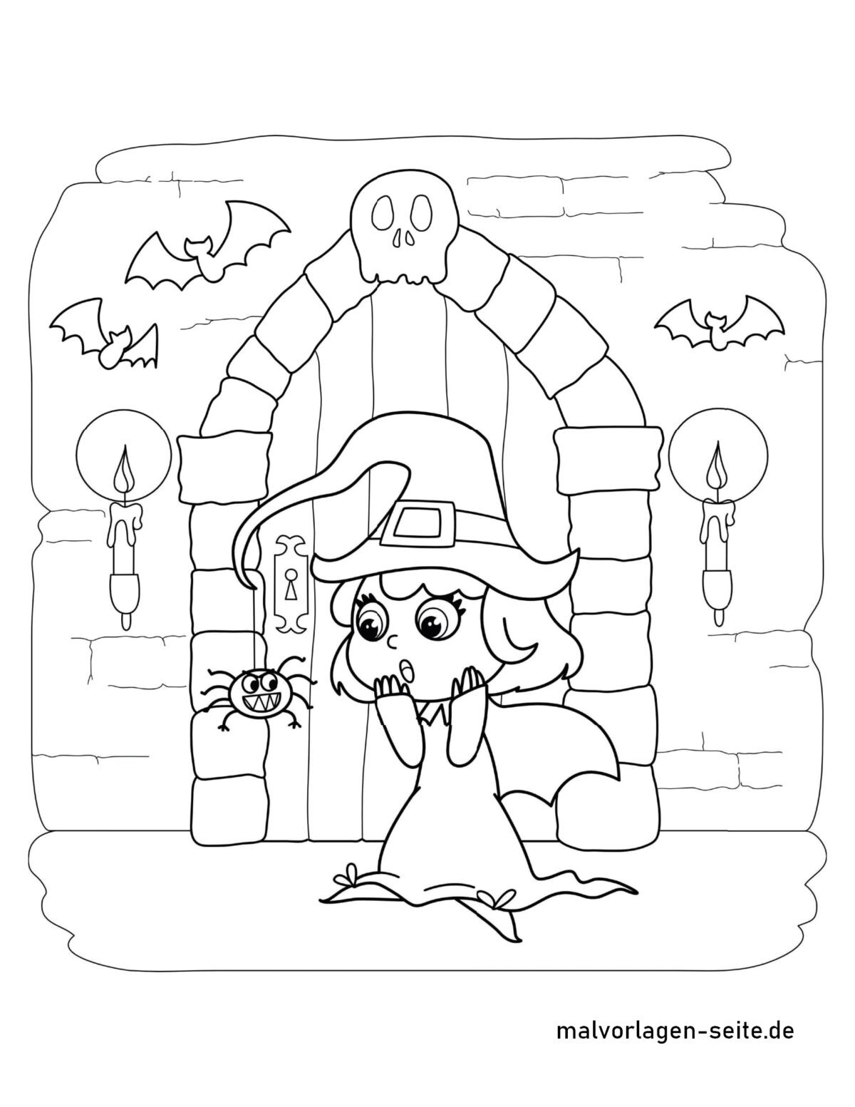 Malvorlage Halloween