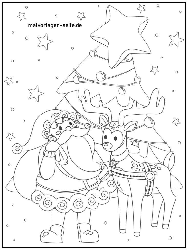 Ausmalbilder Weihnachten Kostenlose Ausmalbilder
