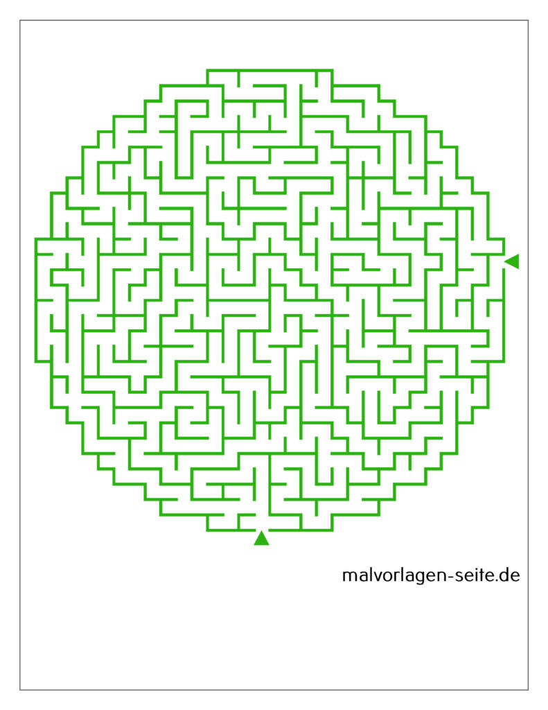 Labyrinthe für Kinder zum Ausdrucken - Kostenlos rätseln