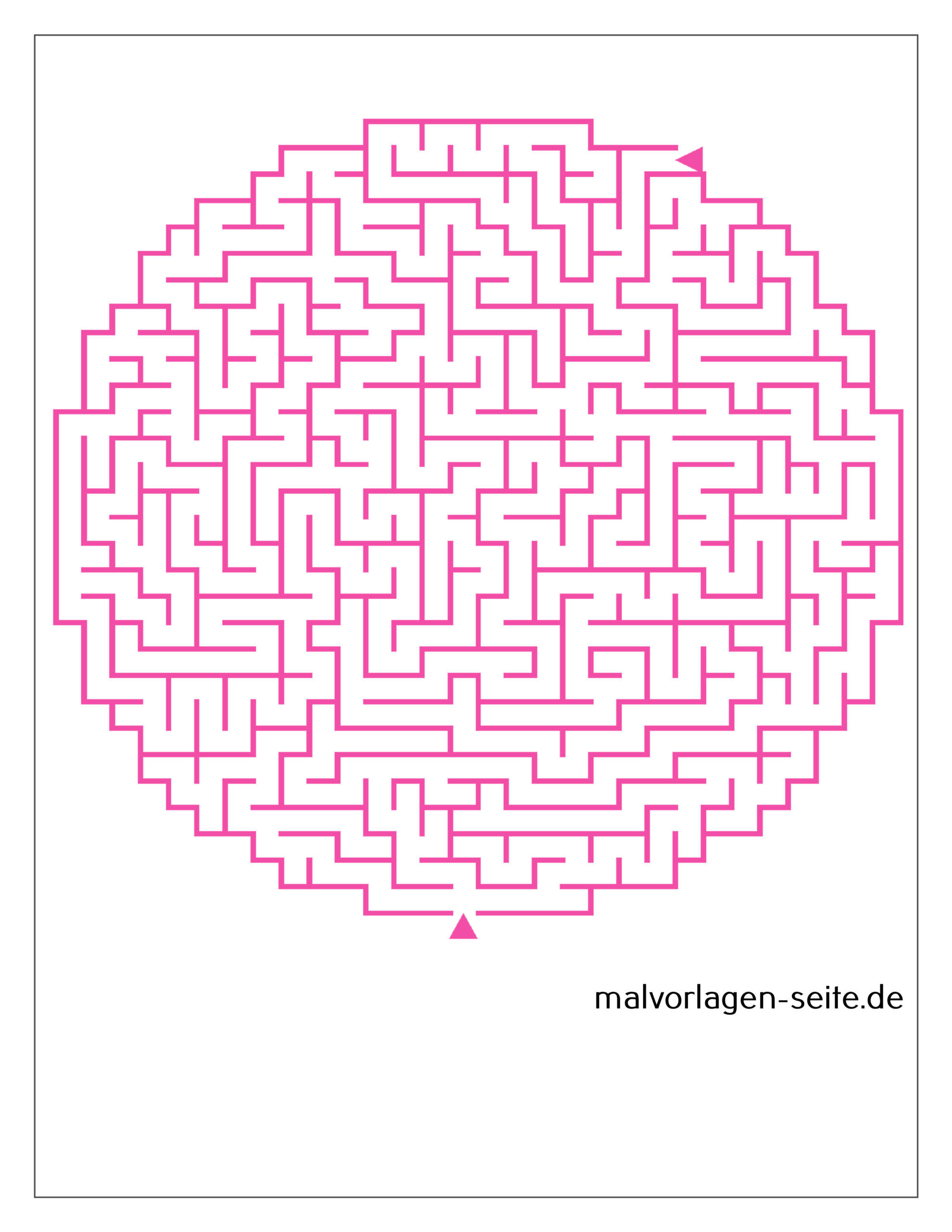 Labyrinthe für Kinder zum Ausdrucken - Kostenlos rätseln