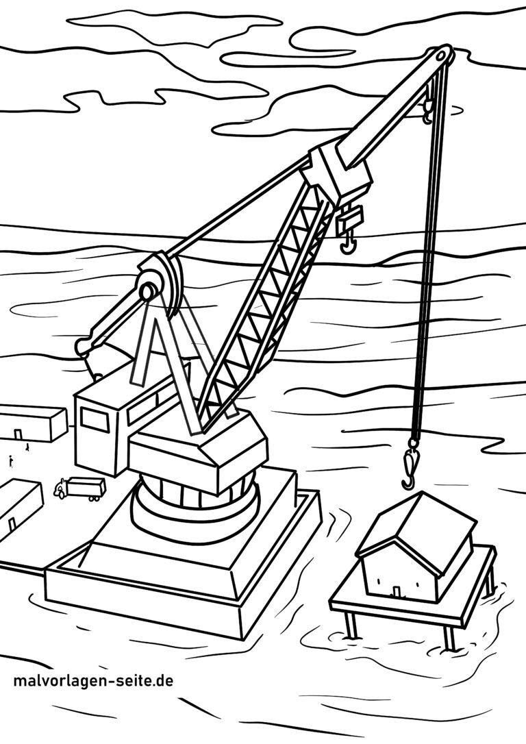 Malvorlage Hafenkran Kran Kostenlose Ausmalbilder Malvorlage Hafenkran Kran Kostenlose Ausmalbilder