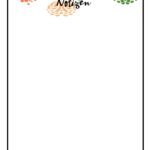 Notizen - Notizzettel | Vorlagen Notizen Vorlage