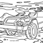 Malvorlage Radpanzer