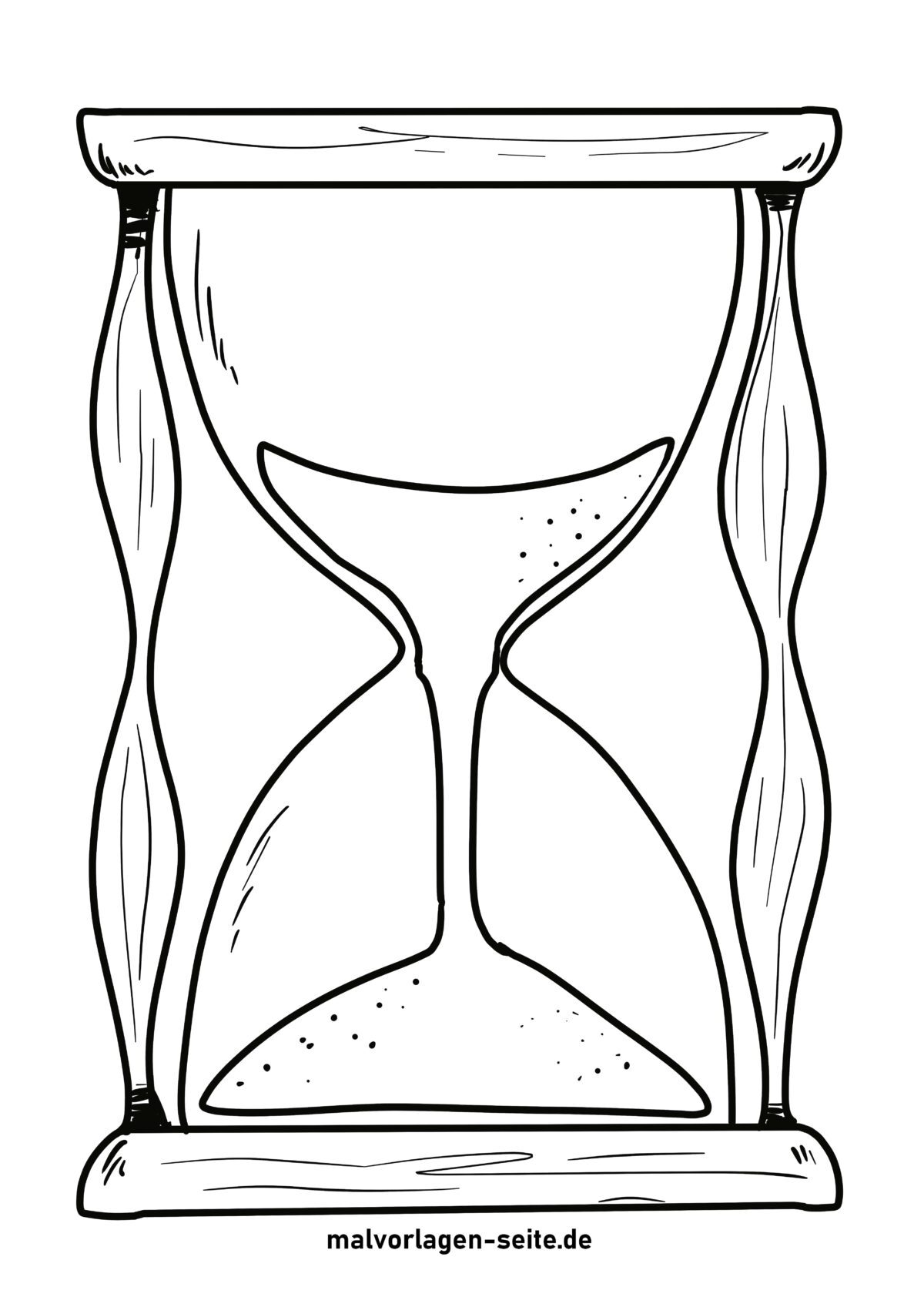Malvorlage Sanduhr