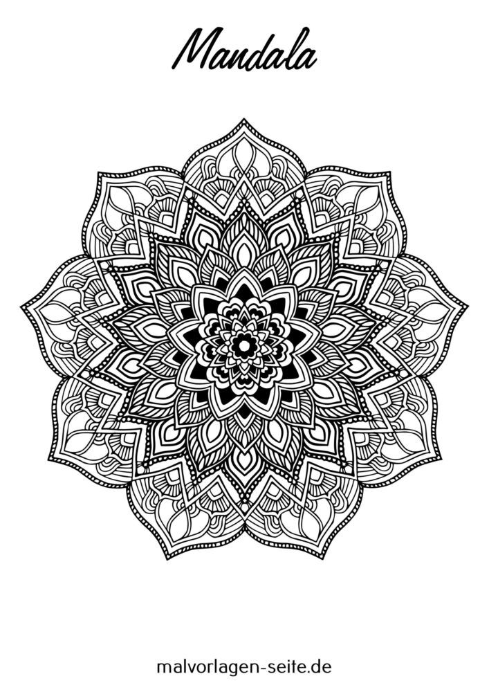 Mandala Blüte / Blumen