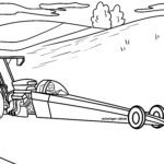 Malvorlage Dragster