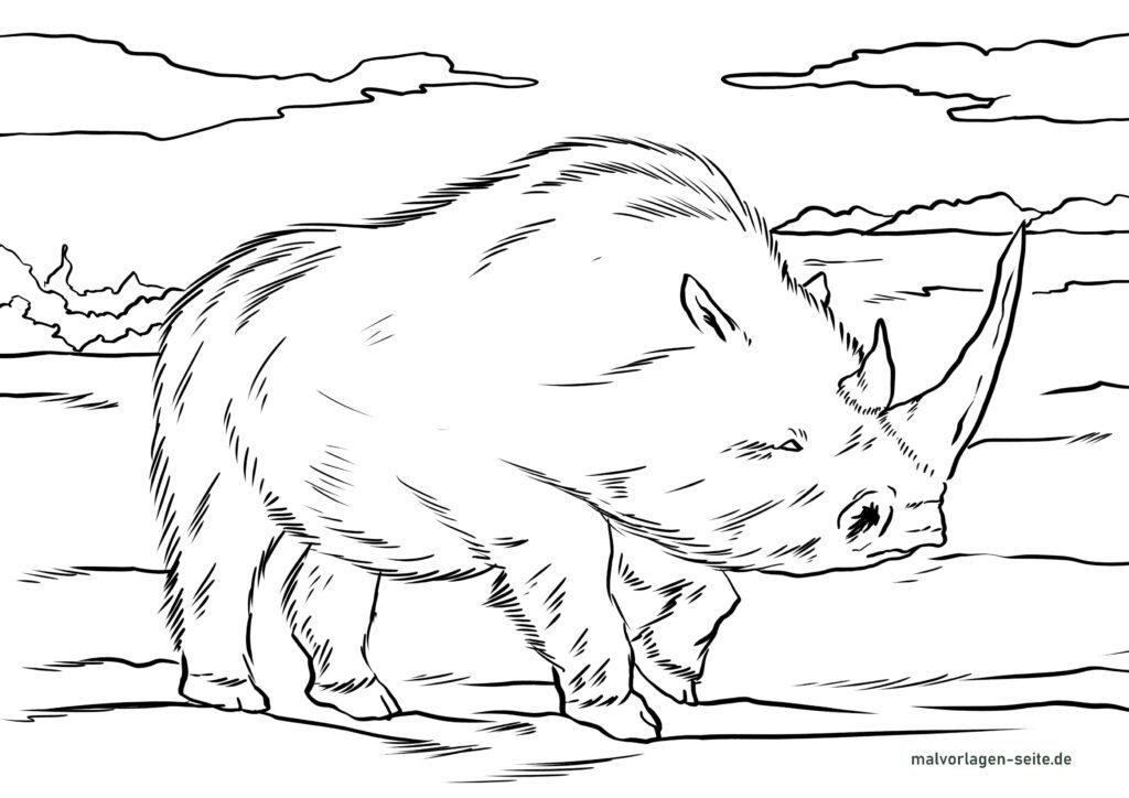 Malvorlage Wollnashorn Steinzeit Kostenlose Ausmalbilder Malvorlage Wollnashorn Steinzeit Kostenlose Ausmalbilder