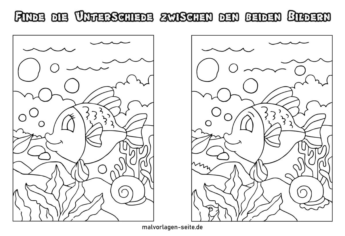 Fehlerbild - Unterschiede finden