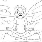 Malvorlage Meditieren 