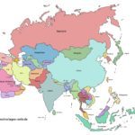 Landkarten Asien Landkarte Asien