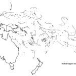 Landkarte Australien, Neuseeland und Ozeanien