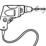 Malvorlage Bohrmaschine