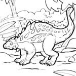 Malvorlage Ankylosaurus