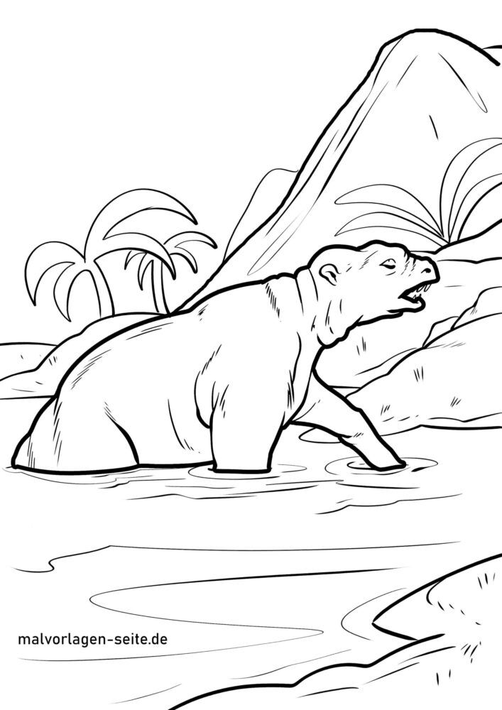 Malvorlage Arsinotherium
