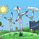 Poster Vorlage zum Thema Erneuerbare Energien