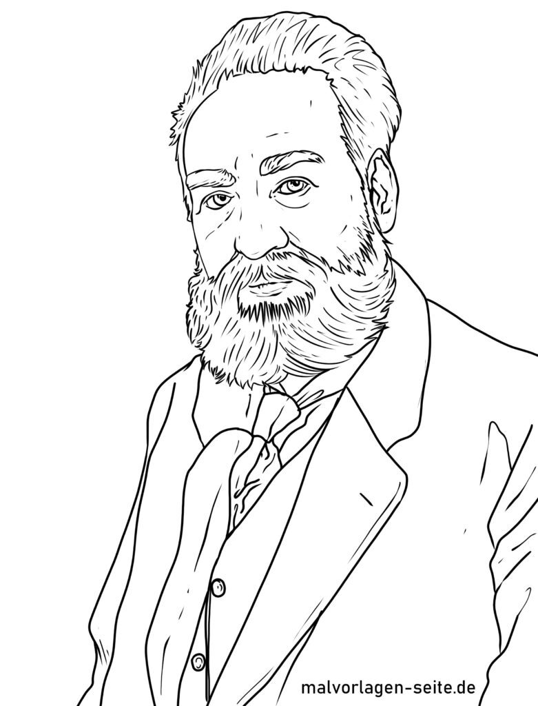 Tolle Ausmalbilder berühmte Erfinder und Erfinderinnen