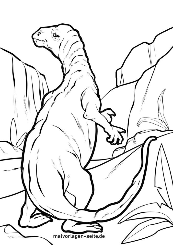 Malvorlage Tenontosaurus