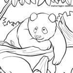 Malvorlage Pandabär