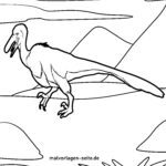 Malvorlage Dromaeosaurus